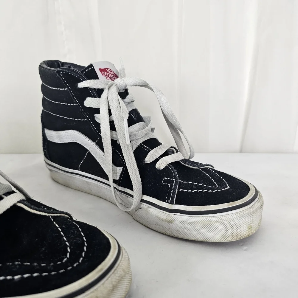 Vans Sk8-Hi Classic Black White High Top 5.5